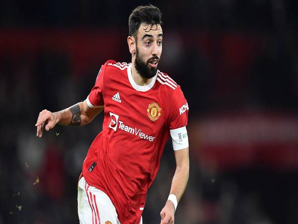 Bruno Fernandes trong màu áo Manchester United