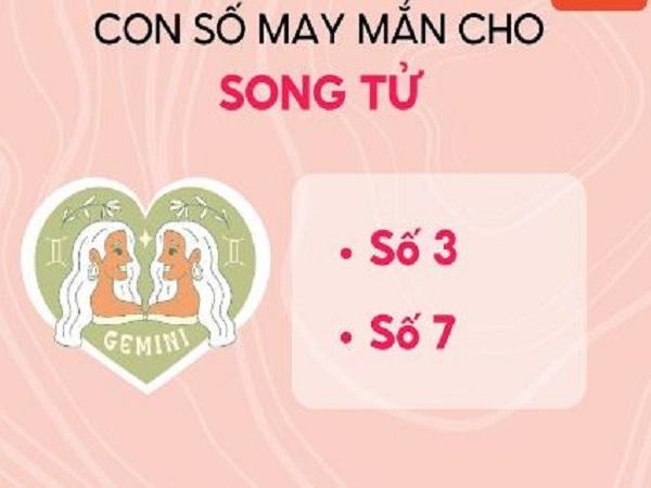 Ý nghĩa của những con số may mắn của cung Song Tử